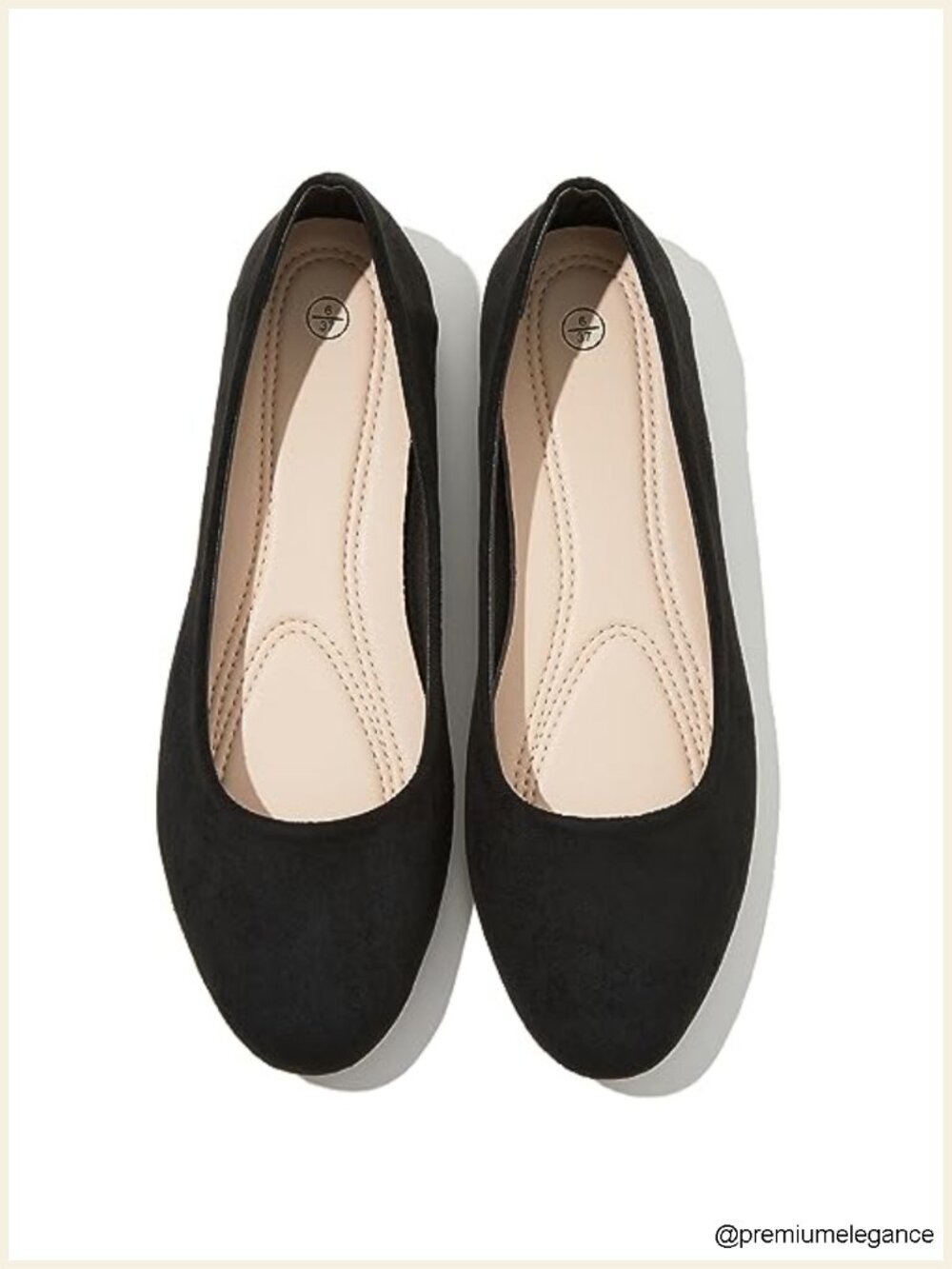 Comfy Memory Foam Ballet Flats for Women Dressy Work Shoes Round Toe Slip On